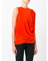 Женская оранжевая майка от Gianluca Capannolo
