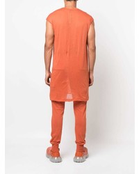 Мужская оранжевая майка от Rick Owens