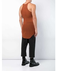 Мужская оранжевая майка от Rick Owens