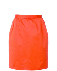 Оранжевая мини-юбка от Yves Saint Laurent Vintage