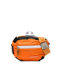Оранжевая нейлоновая поясная сумка