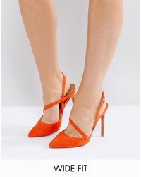 Оранжевая обувь от Asos