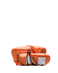 Мужская оранжевая поясная сумка из плотной ткани от Satisfy