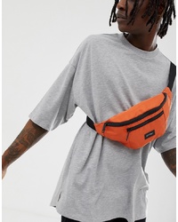 Мужская оранжевая поясная сумка из плотной ткани от Spiral