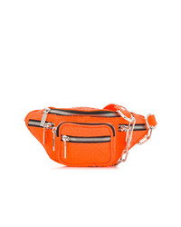 Оранжевая поясная сумка от Manokhi