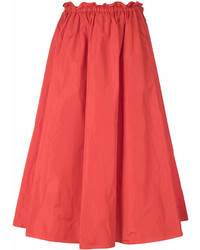 Оранжевая пышная юбка от Kenzo