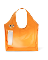 Оранжевая резиновая большая сумка