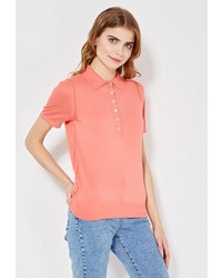 Женская оранжевая рубашка поло от Banana Republic