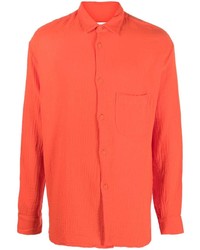 Мужская оранжевая рубашка с длинным рукавом от A Kind Of Guise