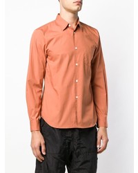 Мужская оранжевая рубашка с длинным рукавом от Comme Des Garçons Shirt Boys
