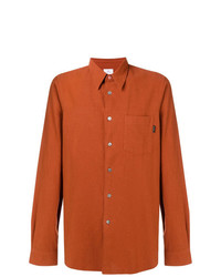 Мужская оранжевая рубашка с длинным рукавом от Ps By Paul Smith