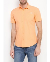 Мужская оранжевая рубашка с коротким рукавом от Fresh Brand