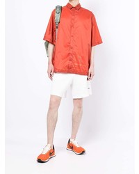 Мужская оранжевая рубашка с коротким рукавом от Armani Exchange