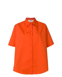Женская оранжевая рубашка с коротким рукавом от Ports 1961