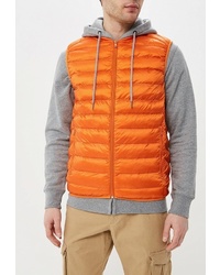 Мужская оранжевая стеганая куртка без рукавов от Celio