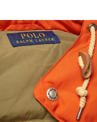 Мужская оранжевая стеганая куртка без рукавов от Polo Ralph Lauren