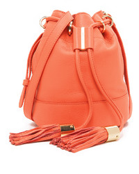 Оранжевая сумка-мешок от See by Chloe