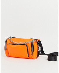 Оранжевая сумка через плечо из плотной ткани от ASOS DESIGN