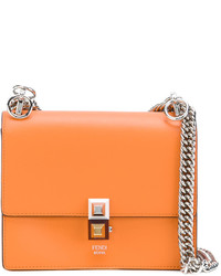 Женская оранжевая сумка от Fendi