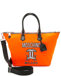 Женская оранжевая сумка от Moschino