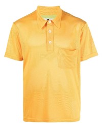 Мужская оранжевая футболка-поло от Anglozine