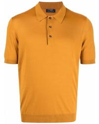 Мужская оранжевая футболка-поло от Barba