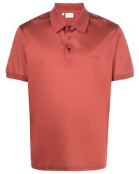 Мужская оранжевая футболка-поло от Brioni