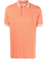 Мужская оранжевая футболка-поло от Brunello Cucinelli