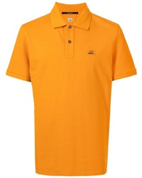 Мужская оранжевая футболка-поло от C.P. Company
