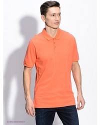 Мужская оранжевая футболка-поло от Calvin Klein