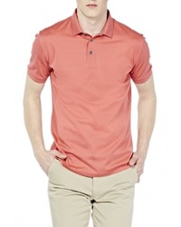 Мужская оранжевая футболка-поло от Colletto Bianco