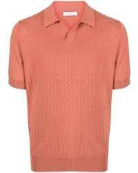 Мужская оранжевая футболка-поло от Cruciani