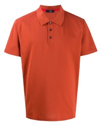 Мужская оранжевая футболка-поло от Fay