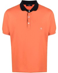 Мужская оранжевая футболка-поло от Fay