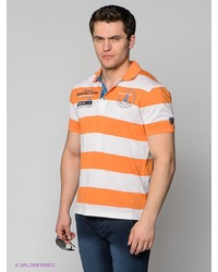 Мужская оранжевая футболка-поло от Forecast