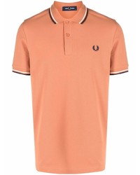 Мужская оранжевая футболка-поло от Fred Perry