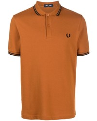 Мужская оранжевая футболка-поло от Fred Perry