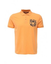 Мужская оранжевая футболка-поло от Fresh Brand