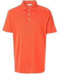 Мужская оранжевая футболка-поло от Gieves & Hawkes