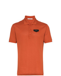 Мужская оранжевая футболка-поло от Givenchy