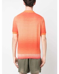 Мужская оранжевая футболка-поло от Altea