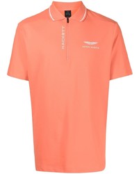 Мужская оранжевая футболка-поло от Hackett