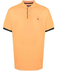 Мужская оранжевая футболка-поло от Hackett