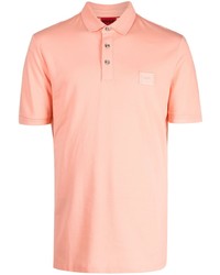 Мужская оранжевая футболка-поло от Hugo