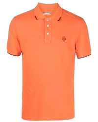 Мужская оранжевая футболка-поло от Jacob Cohen