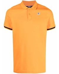 Мужская оранжевая футболка-поло от Kway