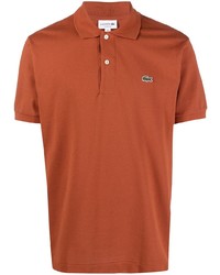 Мужская оранжевая футболка-поло от Lacoste