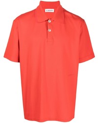 Мужская оранжевая футболка-поло от Lanvin