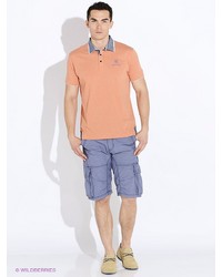 Мужская оранжевая футболка-поло от LERROS