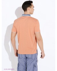 Мужская оранжевая футболка-поло от LERROS